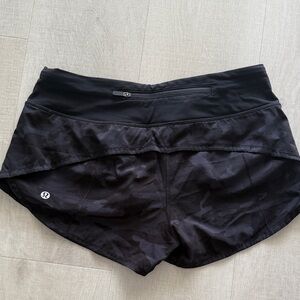 lululemon athletica Black Camo Women's Athletic Shorts